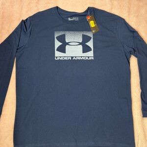 Under Armor Men’s size XXL Long Sleeve T-Shirt Color Blue